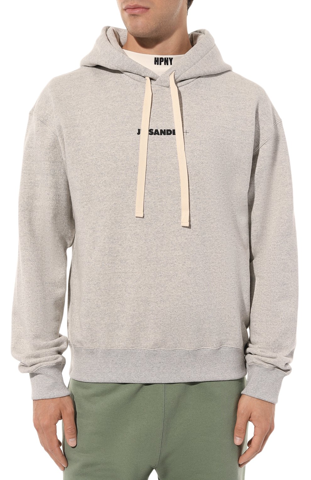 Хлопковое худи JIL SANDER, арт. J47GU0002/J20010, фото 3