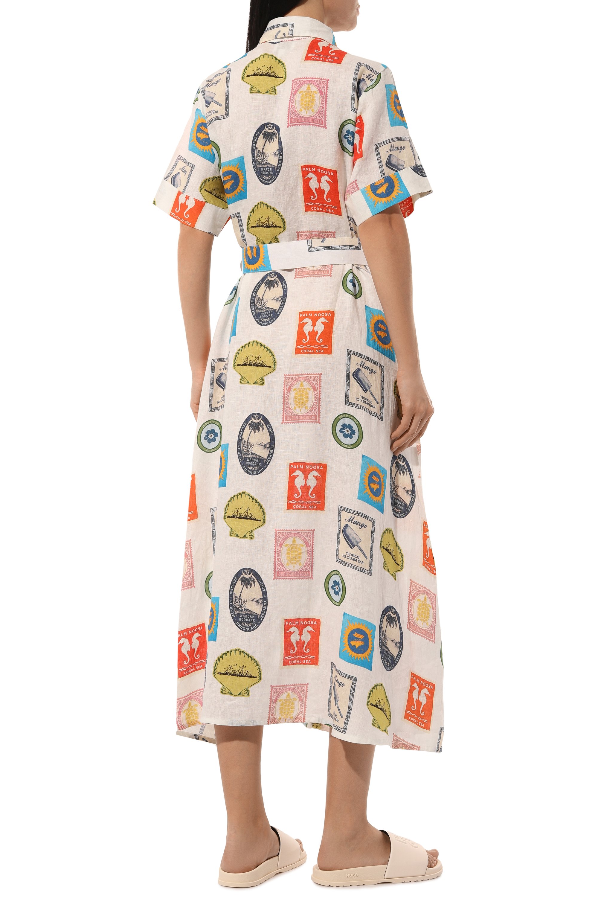 Льняное платье PALM NOOSA, арт. MEMENT0 DRESS, фото 4