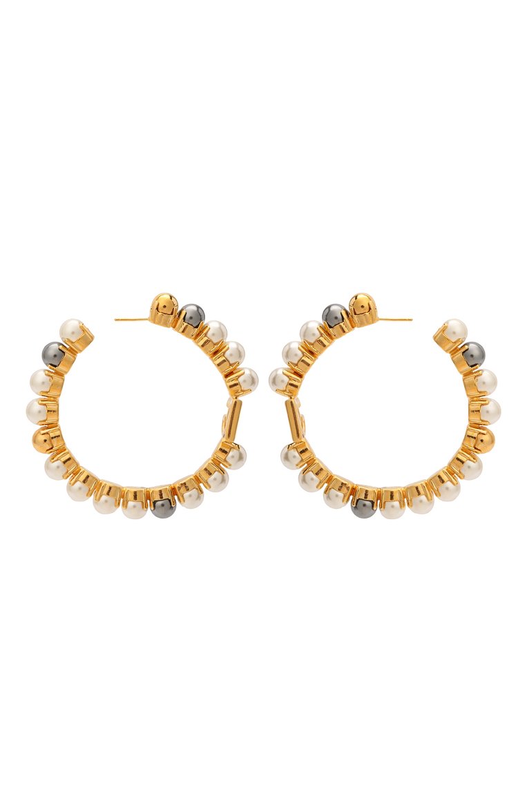 Женские серьги DOLCE & GABBANA золотого цвета, арт. WEN6G2/W1111 | Фото 1 (Материал: Металл; Региональные ограничения белый список (Axapta Mercury): Не проставлено; Нос: Не проставлено)