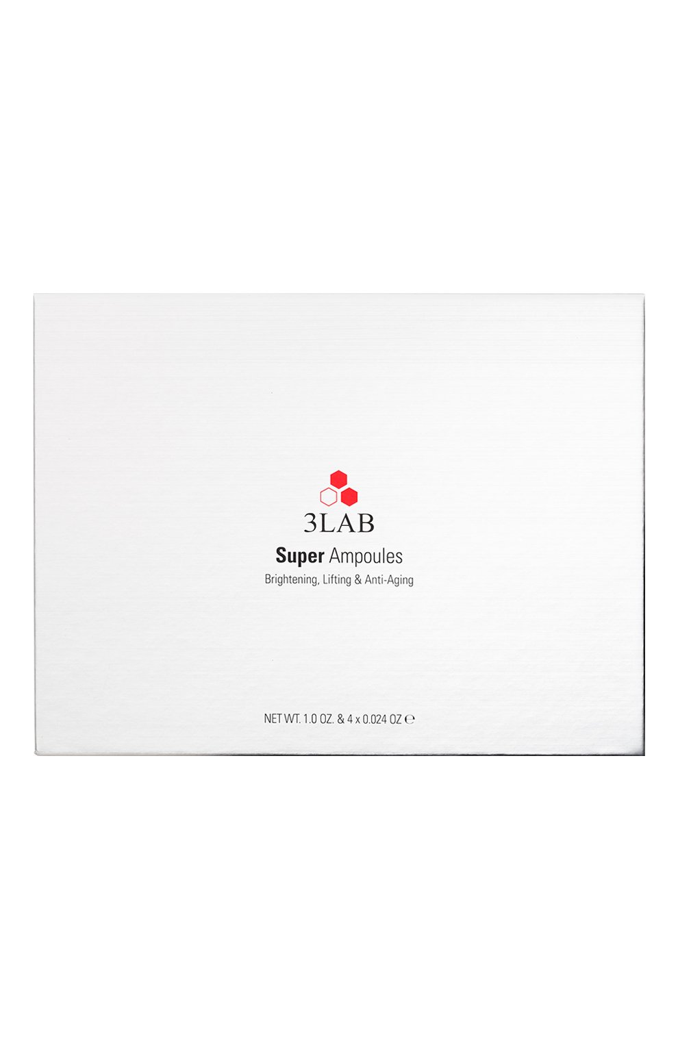 Двухкомпонентная антивозрастная сыворотка для лица super ampoules 3LAB бесцветного цвета по цене 123690 руб., арт. 0686768002747, фото 1 Двухкомпонентная антивозрастная сыворотка для лица super ampoules 3LAB, арт. 0686768002747, фото 1