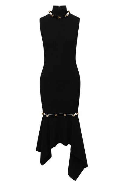 Платье из вискозы ALEXANDER MCQUEEN, арт. 633642/Q1APN, фото 1