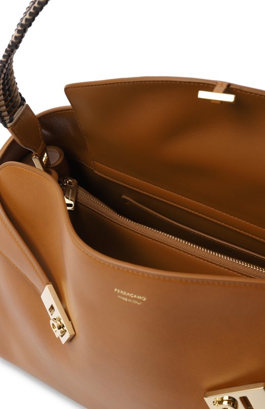 Сумка Hug Soft large Ferragamo 21A607/790 Коричневый  21A607/790 Фото 5
