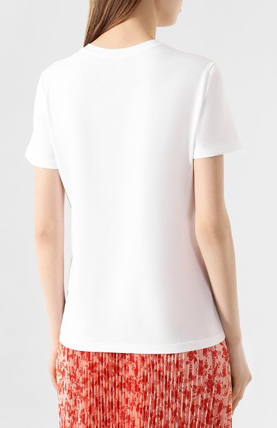 Хлопковая футболка ERMANNO ERMANNO SCERVINO, арт. 46T TS30 JEA, фото 4