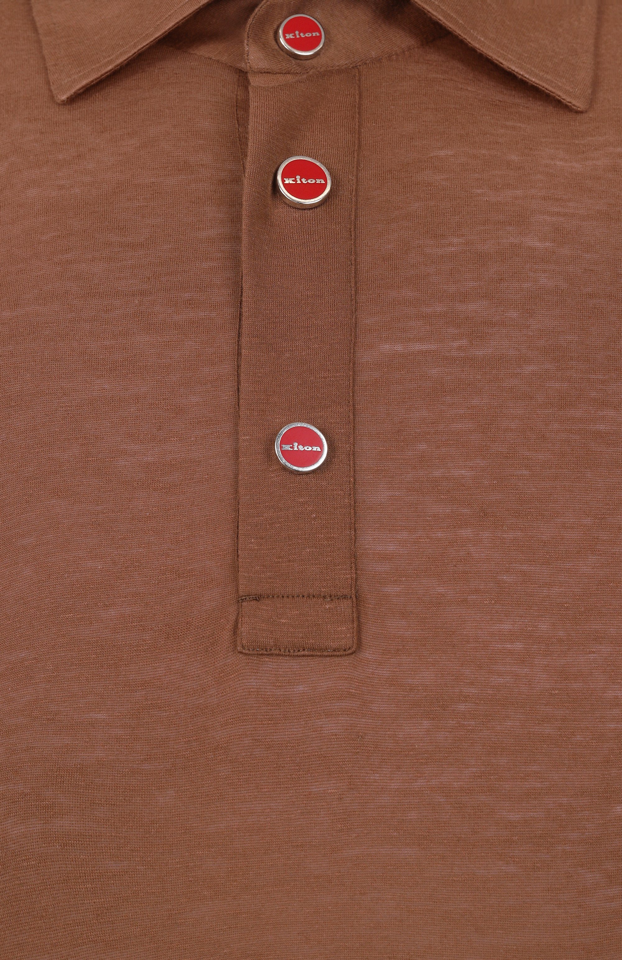 Поло из лиоцелла и хлопка KITON, арт. UMCP0SH0924207, фото 6