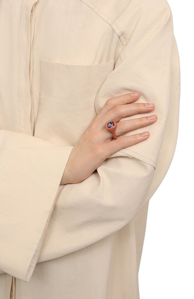 Кольцо LILI ARCHIVE коричневого цвета по цене 16500 руб., арт. RM93, фото 2 Кольцо LILI ARCHIVE, арт. RM93, фото 2