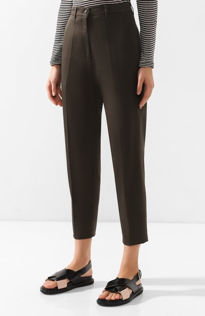 Хлопковые брюки TWO WOMEN IN THE WORLD, арт. LAUREN/UWZLN, фото 3