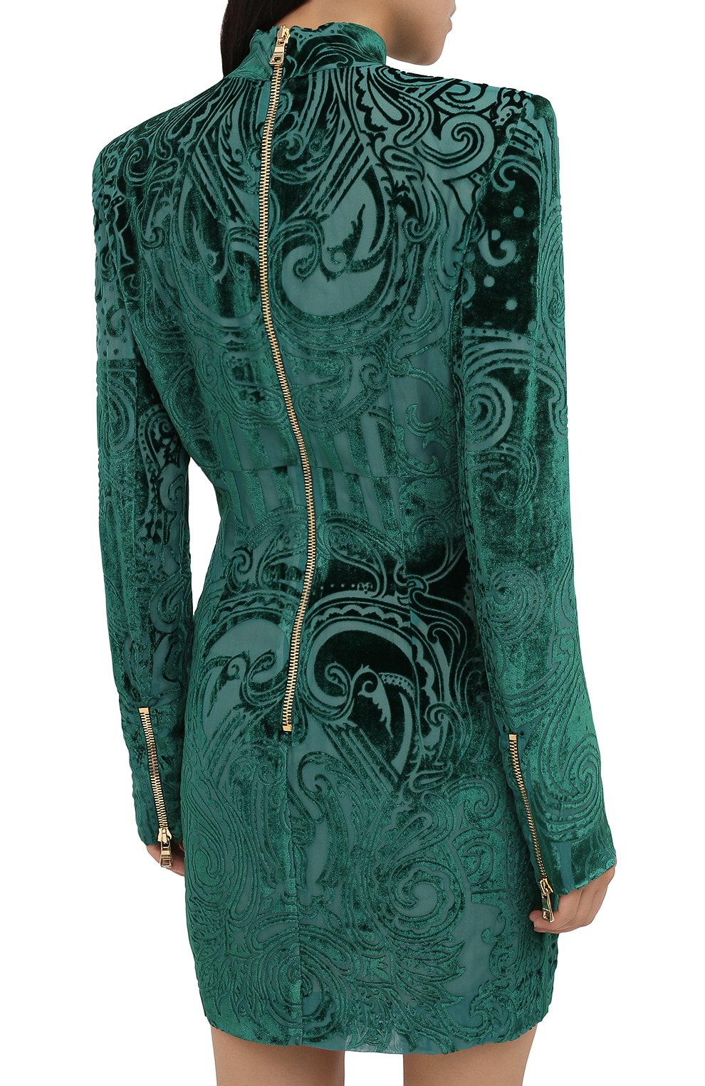 Платье из вискозы BALMAIN, арт. UF16203/V121, фото 4