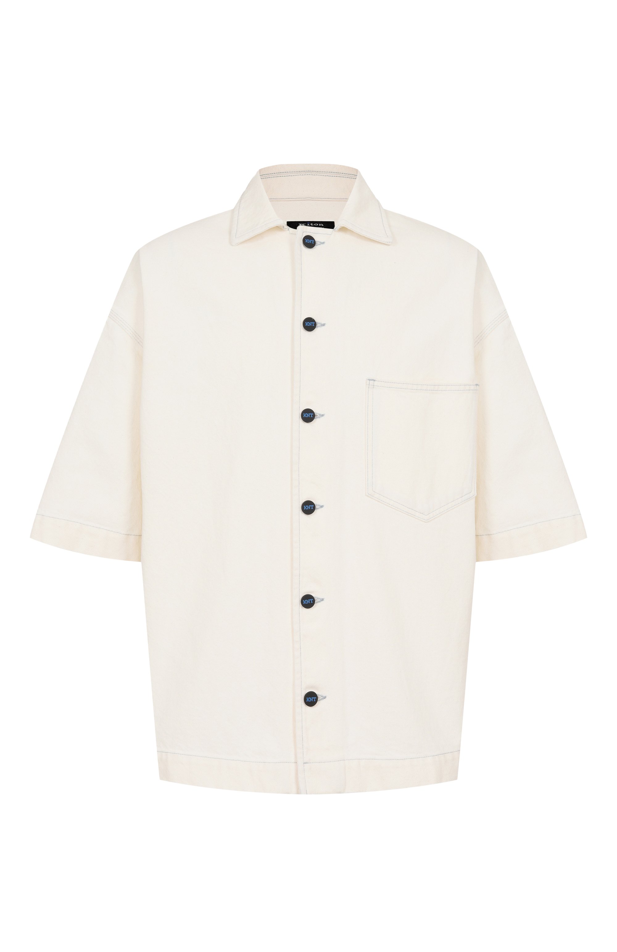 Джинсовая рубашка KITON, арт. UGK111K0754F03, фото 1