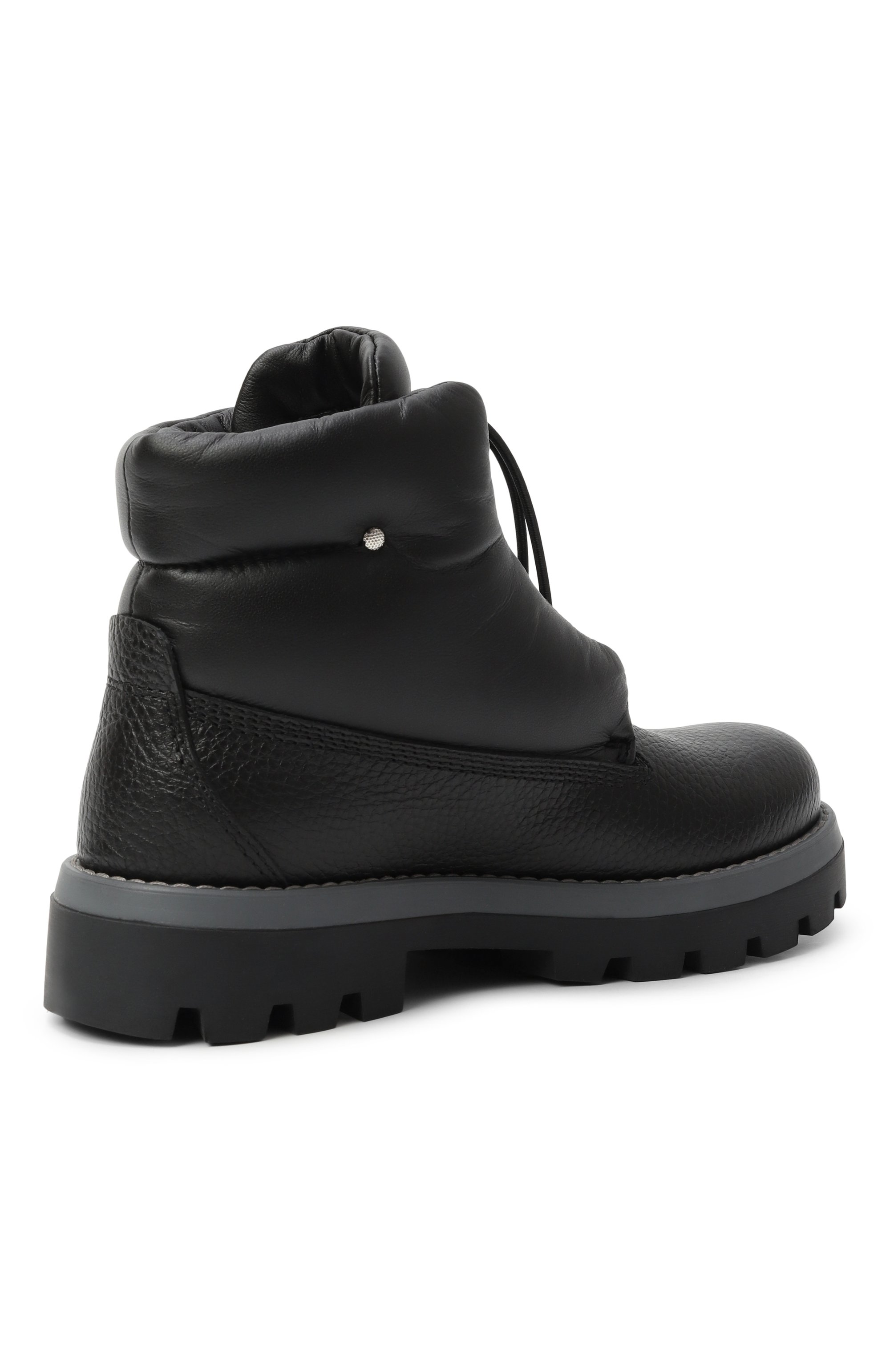 Кожаные ботинки RONDINELLA черного цвета по цене 23100 руб., арт. 12290F/28-30, фото 3 Кожаные ботинки RONDINELLA, арт. 12290F/28-30, фото 3