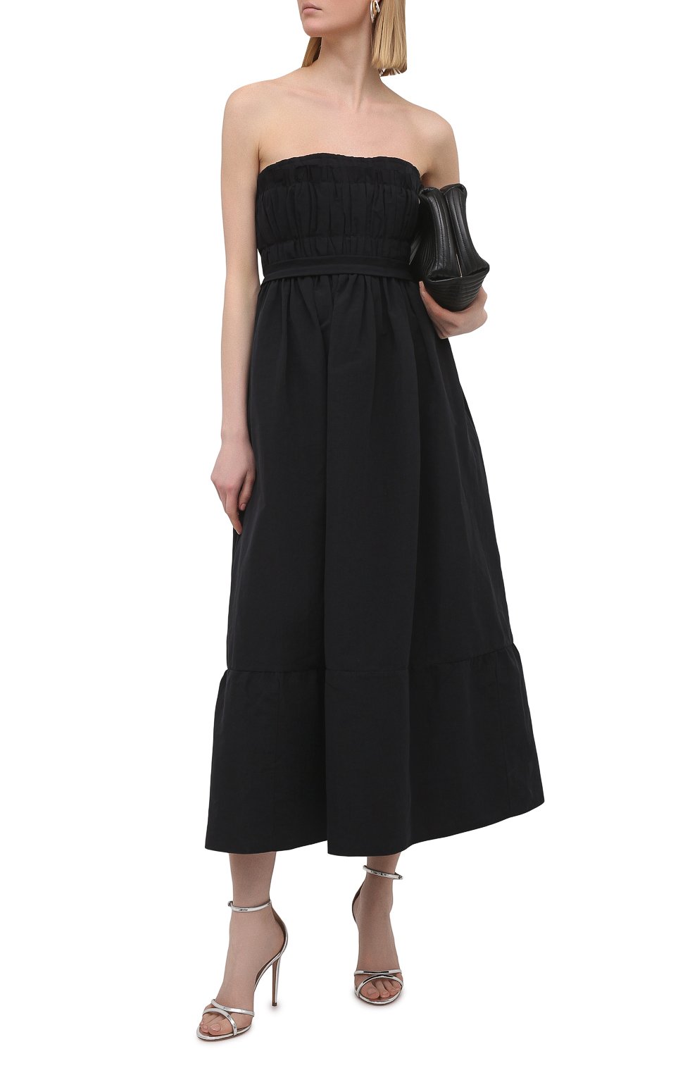 Кожаные босоножки AQUAZZURA серебряного цвета по цене 59900 руб., арт. PURHIGS0-SPE-CCC, фото 2 Кожаные босоножки AQUAZZURA, арт. PURHIGS0-SPE-CCC, фото 2