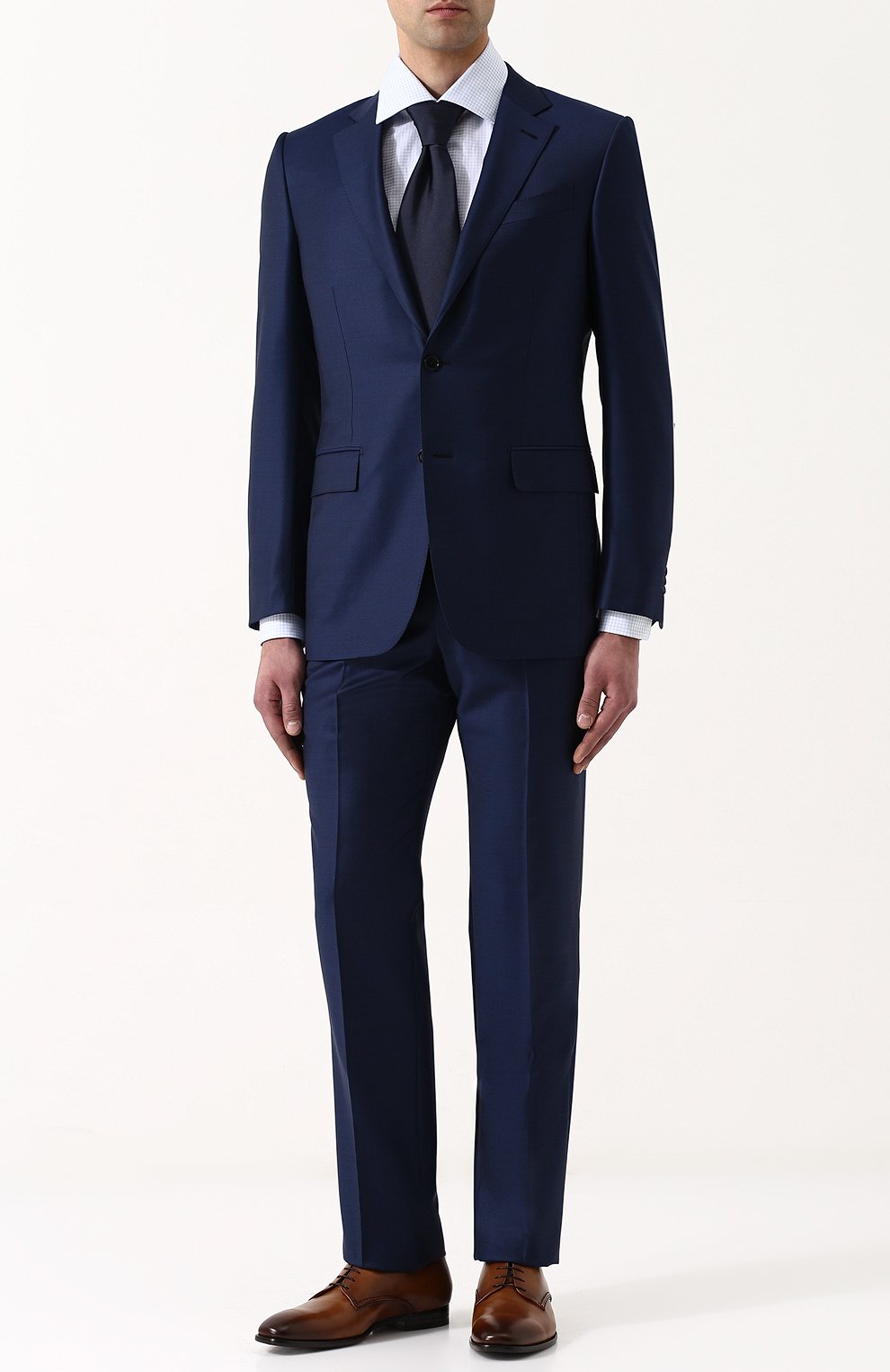 Классические кожаные дерби ZEGNA, арт. A2956X-MSF, фото 2