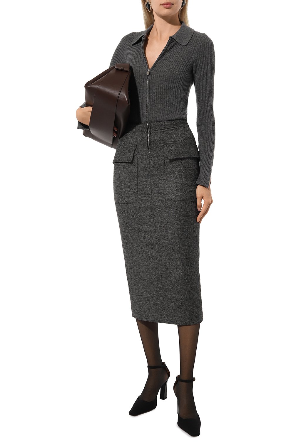 Платье из вискозы и шерсти PINKO, арт. 104235/A25M, фото 2