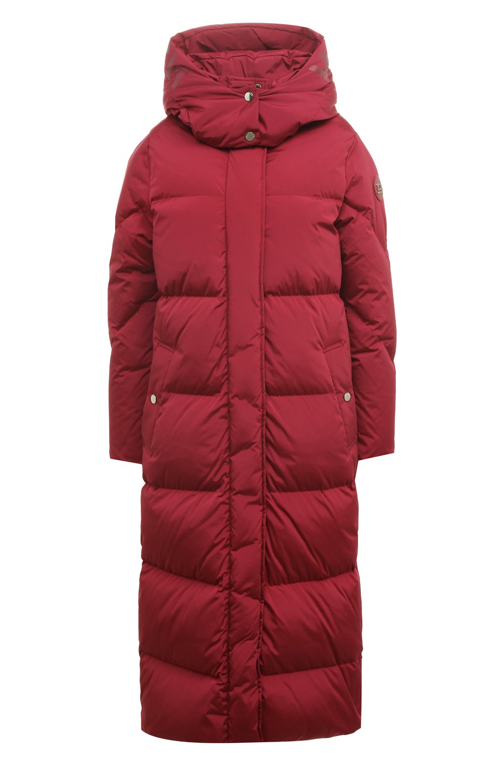 Женский пуховик WOOLRICH бордового цвета, арт. CFWW0U0698FRUT1148 | Фото 1 (Кросс-КТ: Куртка, Пуховик; Материал внешний: Синтетический материал; Материал сплава: Проставлено; Материал подклада: Синтетический материал; Драгоценные камни: Проставлено; Материал утеплителя: Пух и перо; Стили: Кэжуэл)