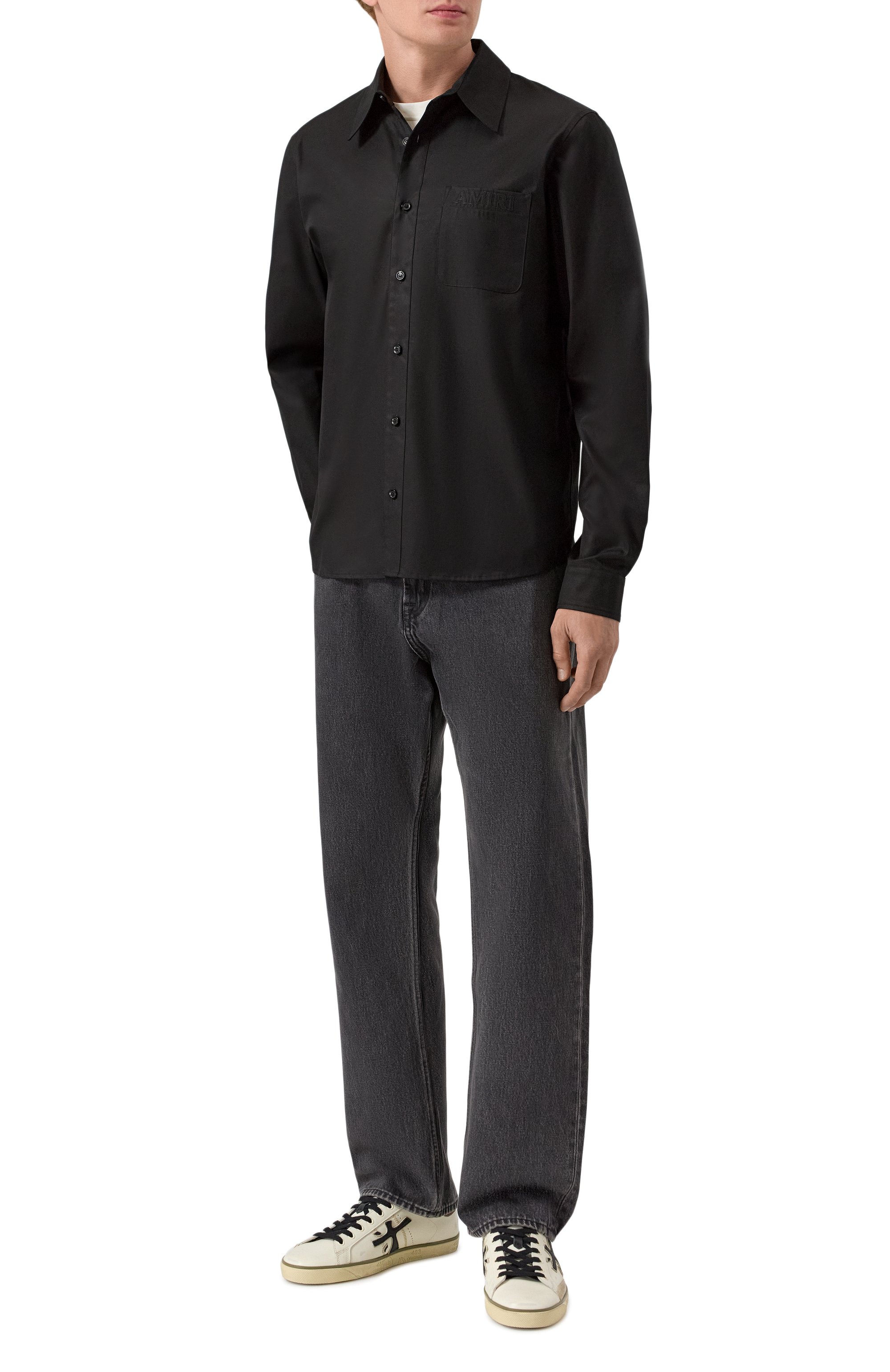 Хлопковая рубашка AMIRI, арт. AMSTCA1170, фото 2