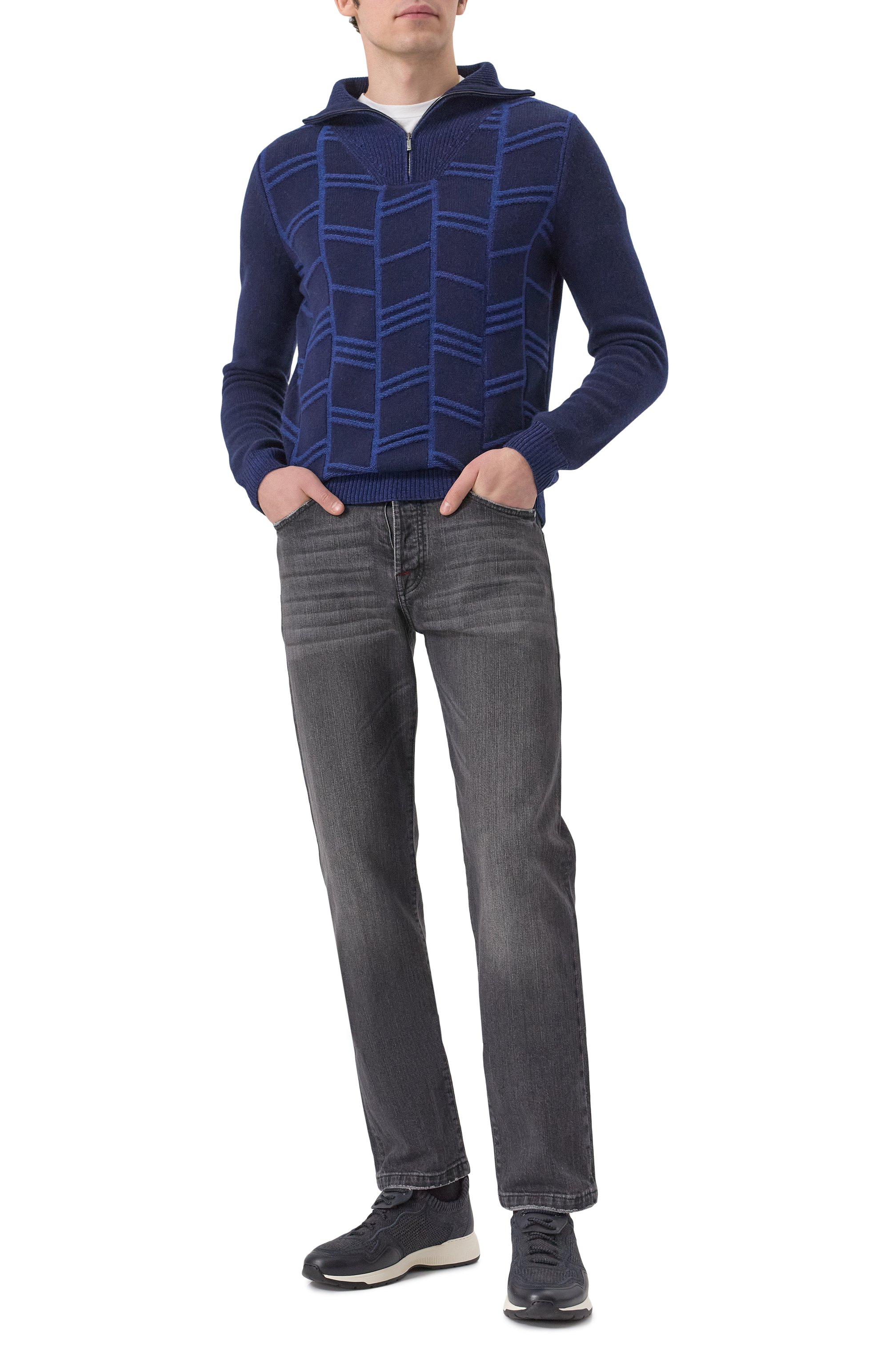 Свитер из кашемира и шерсти ZILLI, арт. KSHZ01M0280VTIL00, фото 2