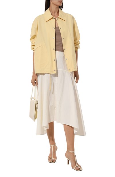 Хлопковая куртка JIL SANDER желтого цвета по цене 161500 руб., арт. J04AM0001-J45063, фото 2 Хлопковая куртка JIL SANDER, арт. J04AM0001-J45063, фото 2