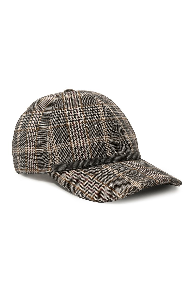 Бейсболка из шерсти и хлопка BRUNELLO CUCINELLI, арт. MCAP90186P, фото 1