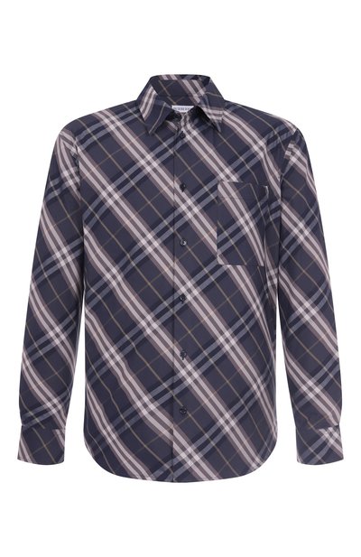 Мужская хлопковая рубашка BURBERRY, арт. 8105201