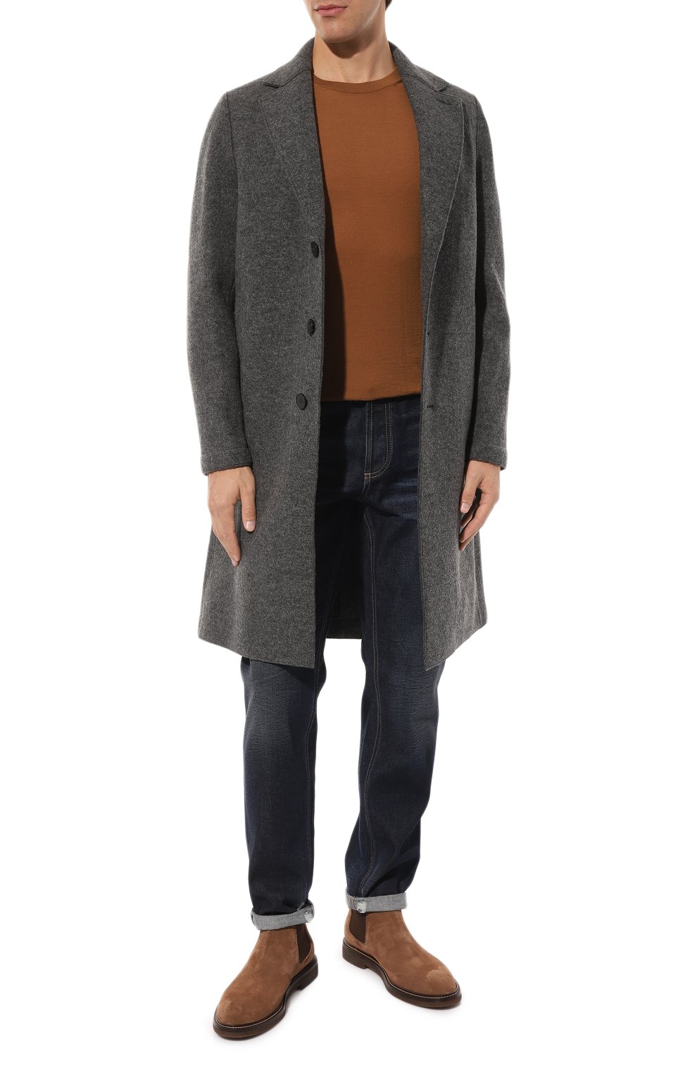 Шерстяной джемпер ZEGNA коричневого цвета по цене 95050 руб., арт. UCM00A6/110, фото 2 Шерстяной джемпер ZEGNA, арт. UCM00A6/110, фото 2