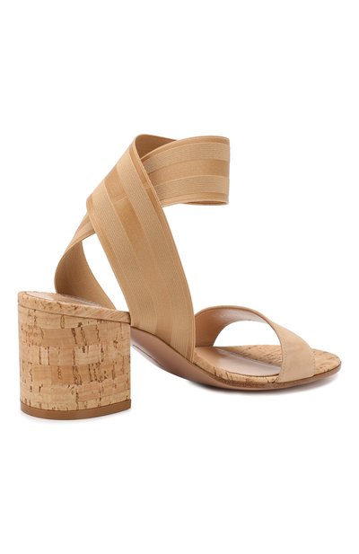 Комбинированные босоножки GIANVITO ROSSI, арт. G31424.60RIC.CEUNUNS, фото 4