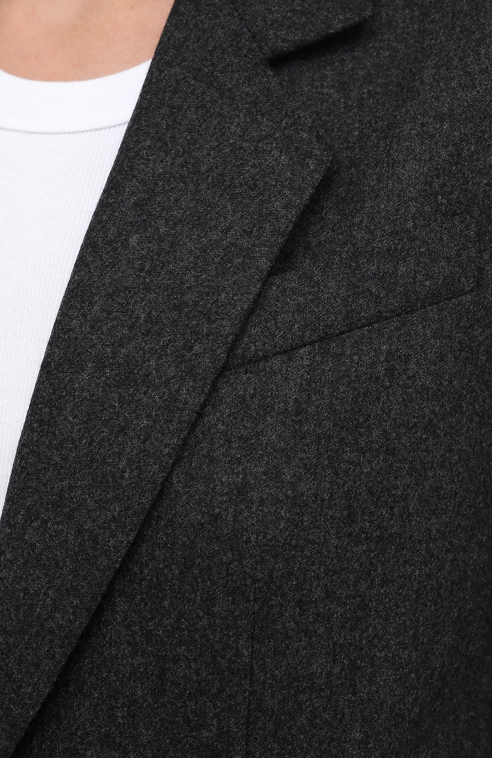Шерстяной жакет EMPORIO ARMANI темно-серого цвета по цене 104500 руб., арт. 9NG30T/92109, фото 5 Шерстяной жакет EMPORIO ARMANI, арт. 9NG30T/92109, фото 5