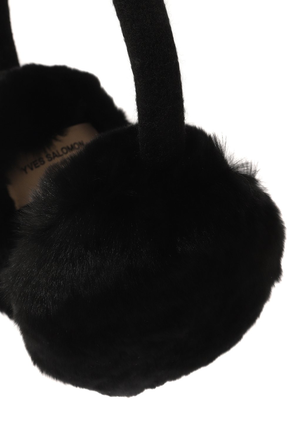 Шерстяные наушники с мехом YVES SALOMON ENFANT, арт. 20WEA310XXREXX, фото 3