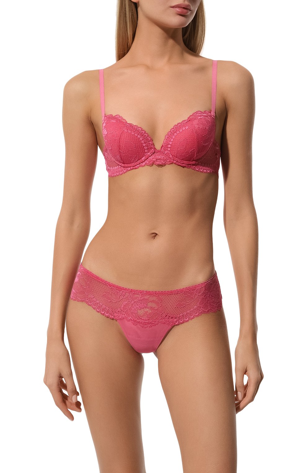 Трусы-стринги LA PERLA розового цвета по цене 12100 руб., арт. 0048940, фото 2 Трусы-стринги LA PERLA, арт. 0048940, фото 2