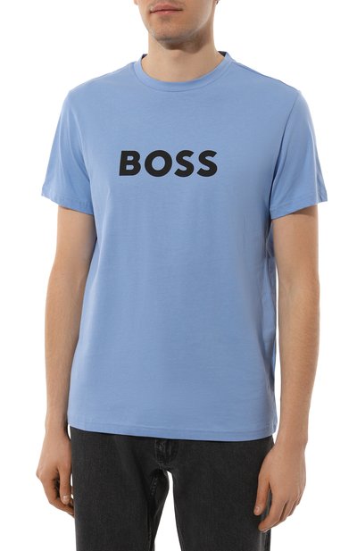 Хлопковая футболка BOSS, арт. 50503276, фото 3