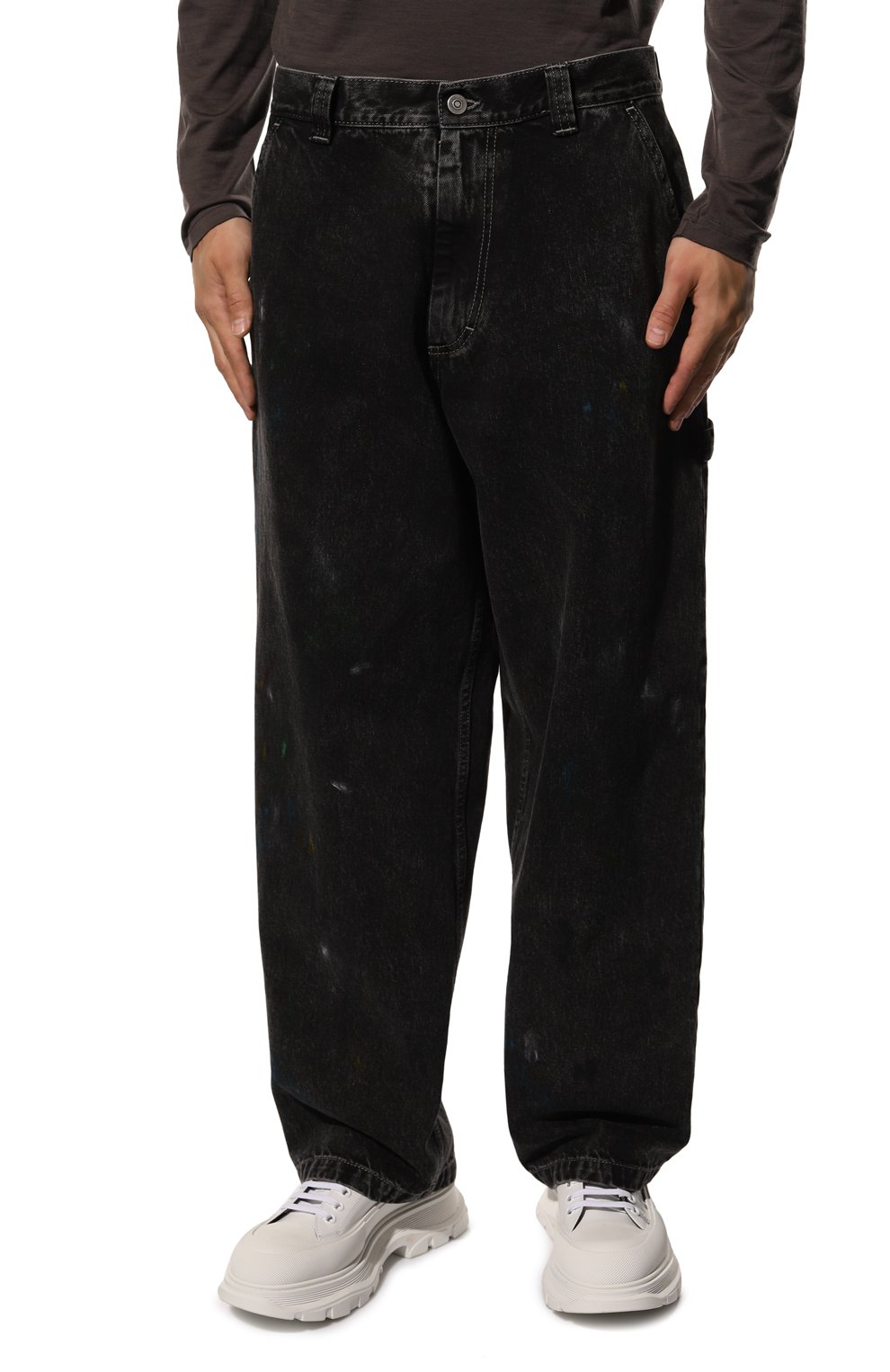 Джинсы MAISON MARGIELA черного цвета по цене 69700 руб., арт. S50LA0204/S30842, фото 3 Джинсы MAISON MARGIELA, арт. S50LA0204/S30842, фото 3