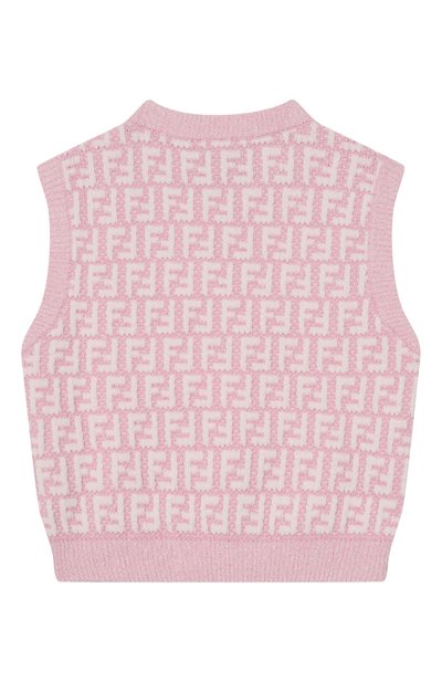 Жилет из хлопка и вискозы FENDI, арт. JFG241/AVW7/3A-6A, фото 2