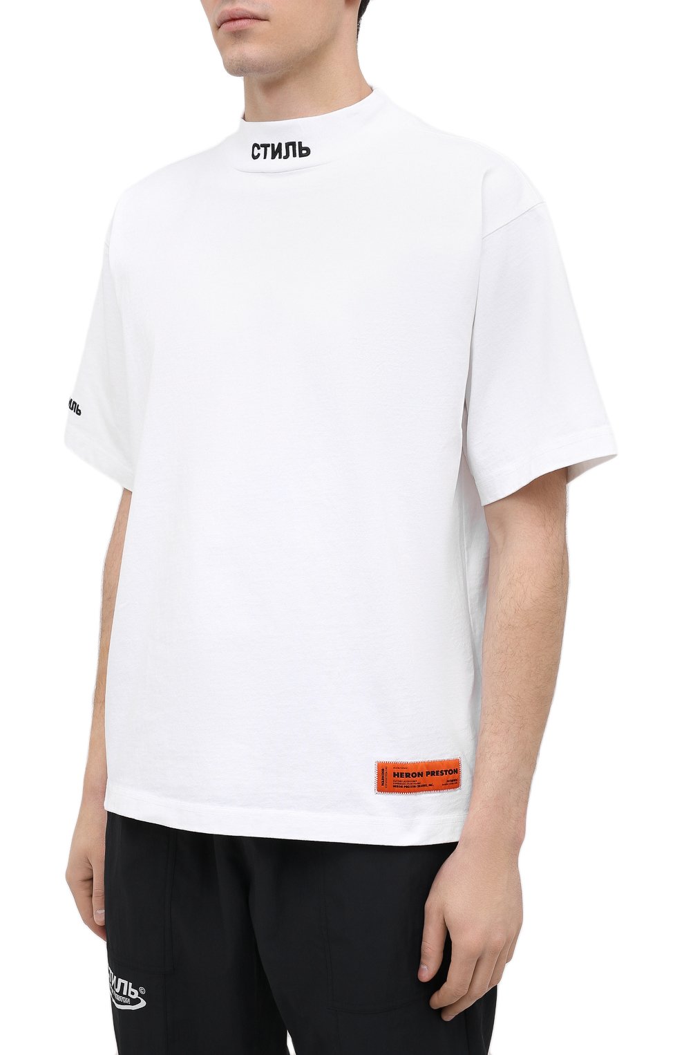 Хлопковая футболка HERON PRESTON, арт. HMAA021R21JER0010110, фото 3