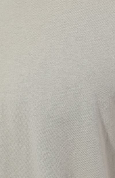 Хлопковая футболка HANRO светло-серого цвета по цене 9270 руб., арт. 075051, фото 5 Хлопковая футболка HANRO, арт. 075051, фото 5