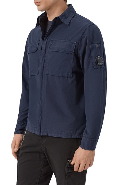 Хлопковая куртка-рубашка C.P. COMPANY, арт. 20CM0S156A/110143G, фото 3