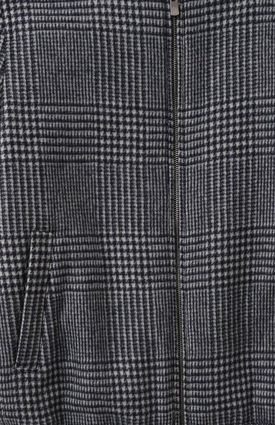 Шерстяной бомбер BRUNELLO CUCINELLI темно-синего цвета по цене 94600 руб., арт. BY4780960C, фото 3 Шерстяной бомбер BRUNELLO CUCINELLI, арт. BY4780960C, фото 3