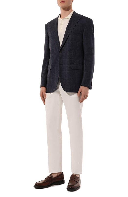 Шерстяной пиджак Corneliani 946008-9416454 Синий  946008-9416454 Фото 3
