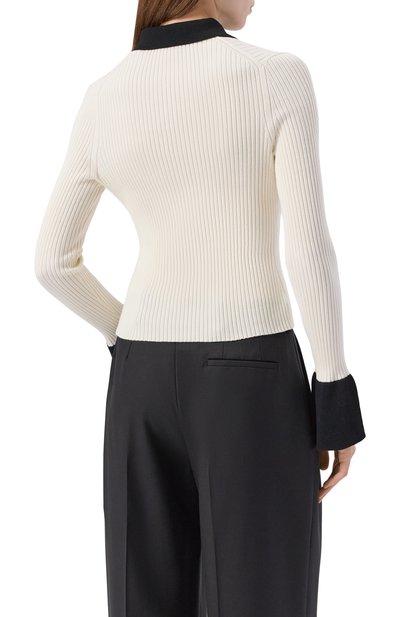 Поло из вискозы HUGO белого цвета по цене 21950 руб., арт. 50542608, фото 4 Поло из вискозы HUGO, арт. 50542608, фото 4