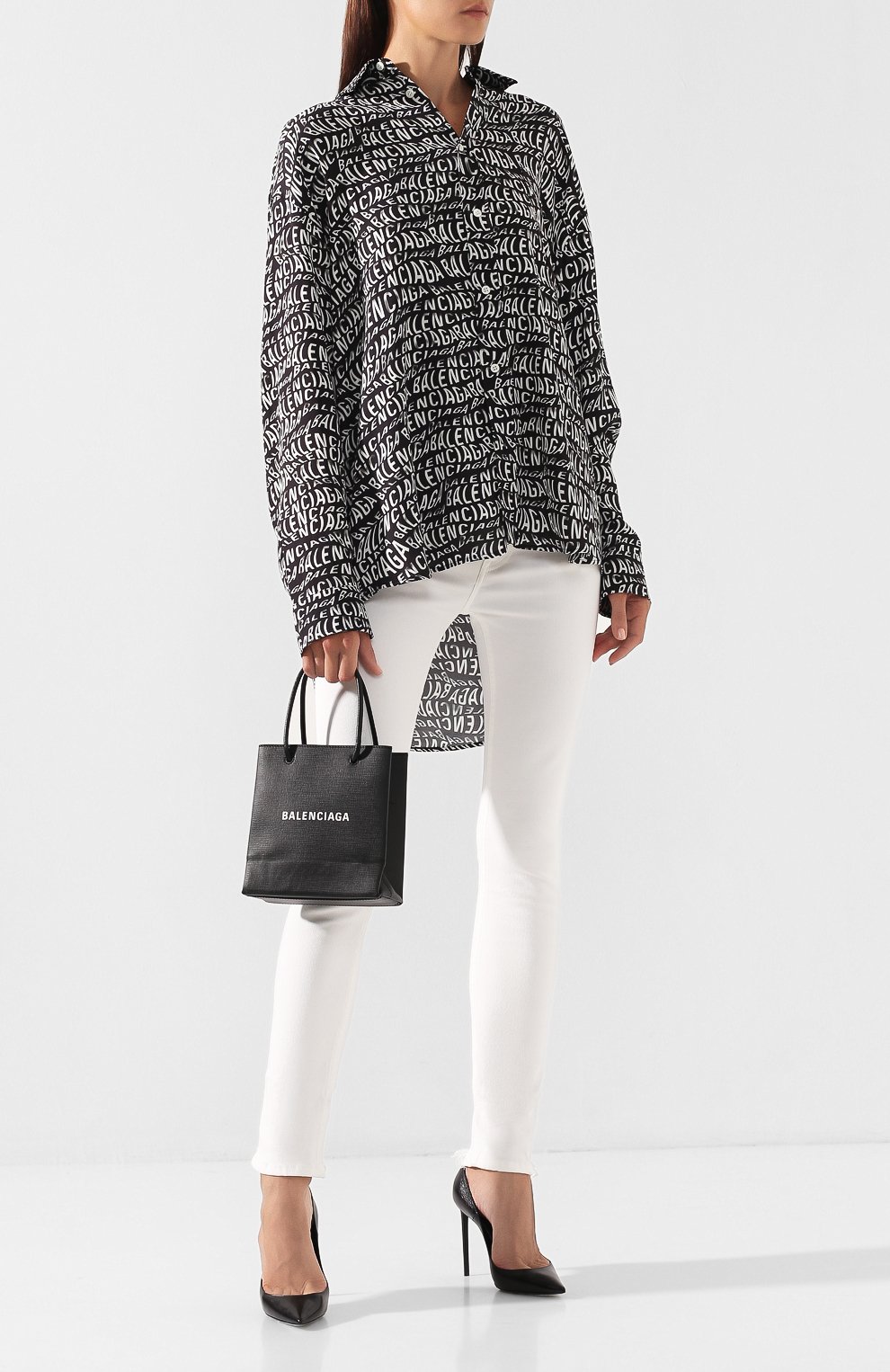 Сумка-тоут shopping xxs BALENCIAGA, арт. 572411/0AI2N, фото 2