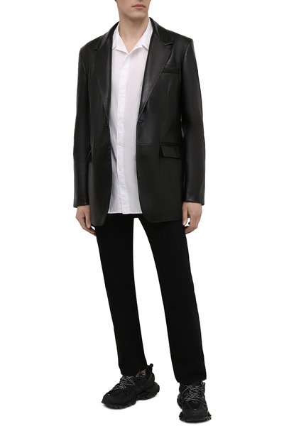 Кожаный пиджак ACNE STUDIOS, арт. B70090, фото 2