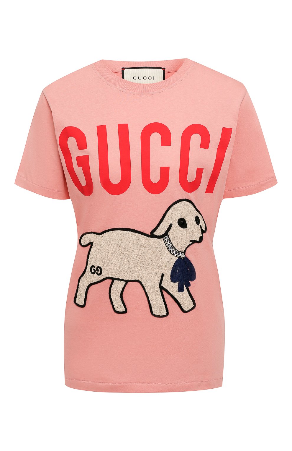 Хлопковая футболка GUCCI, арт. 580762/XJBSX, фото 1