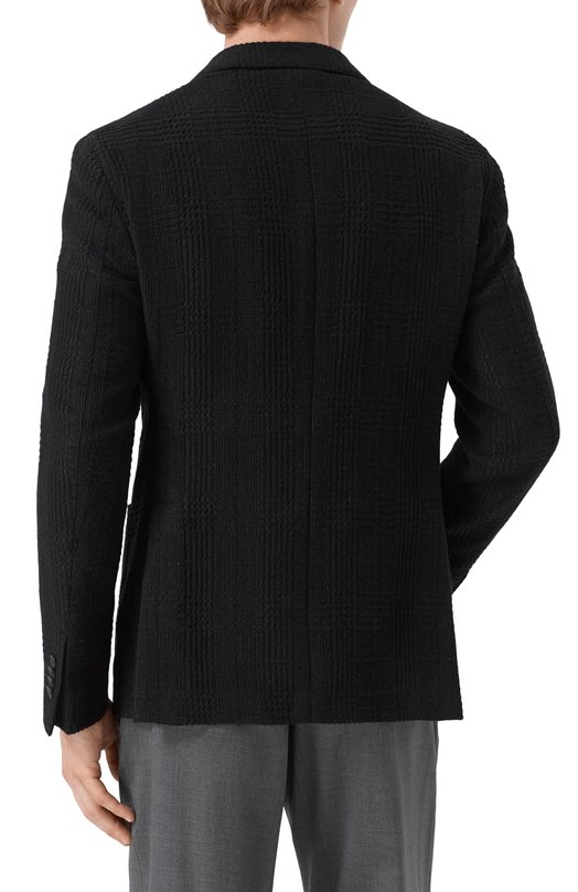 Пиджак из шерсти и вискозы L.B.M. 1911 2692/52531 Чёрный  2692/52531 Фото 4