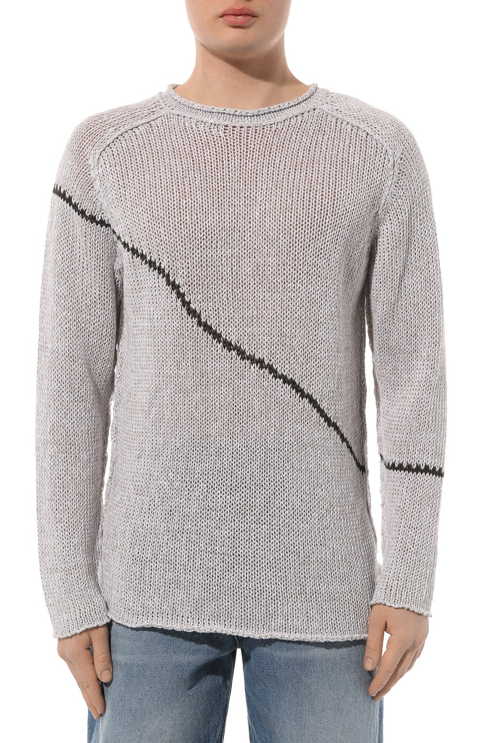 Свитер изо льна и хлопка TRANSIT, арт. CFUTRW13481, фото 3