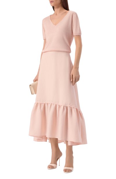 Пуловер изо льна и шелка AGNONA, арт. K011025E/0L180PE, фото 2