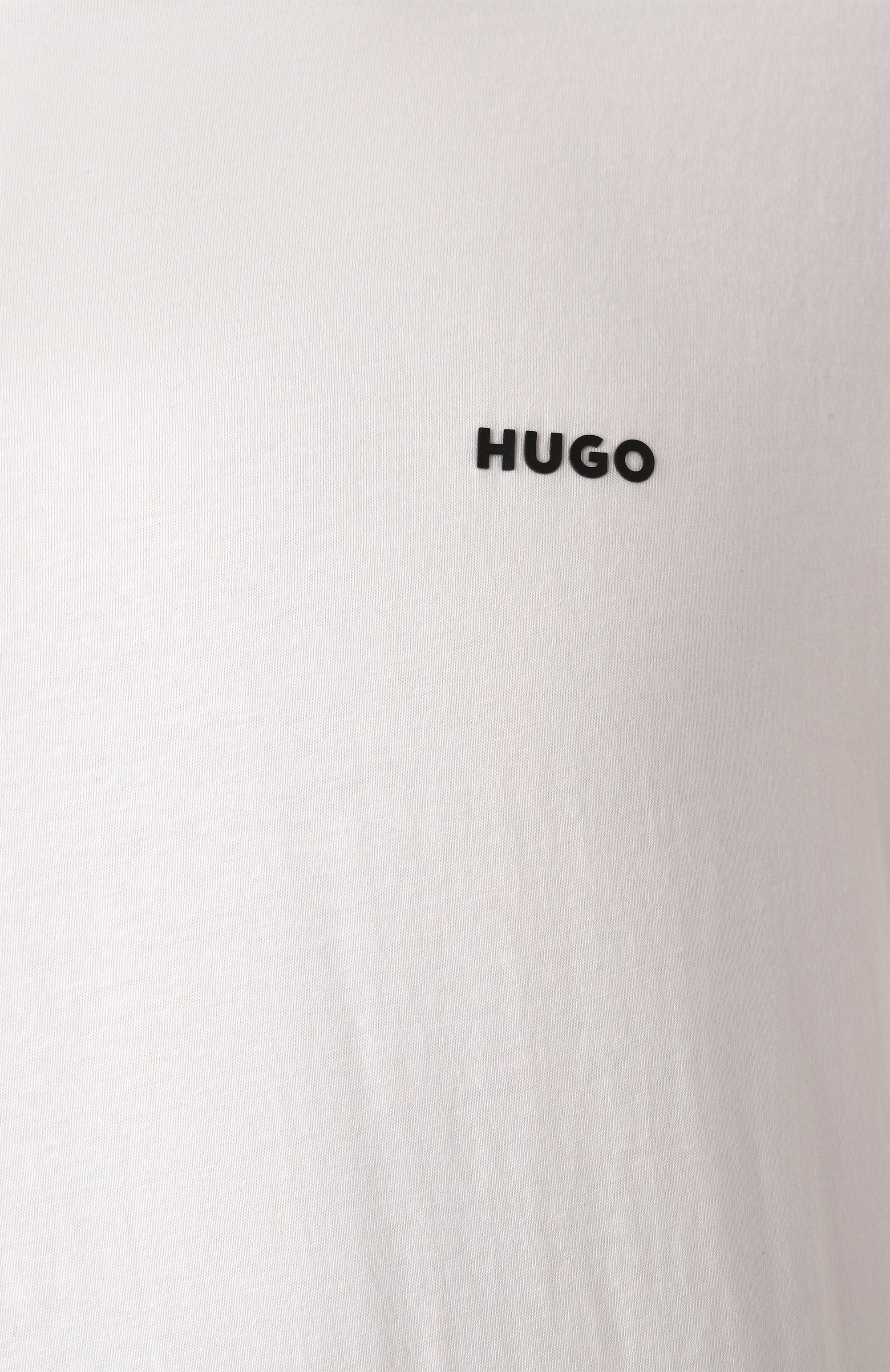 Хлопковая футболка HUGO, арт. 50466158, фото 6