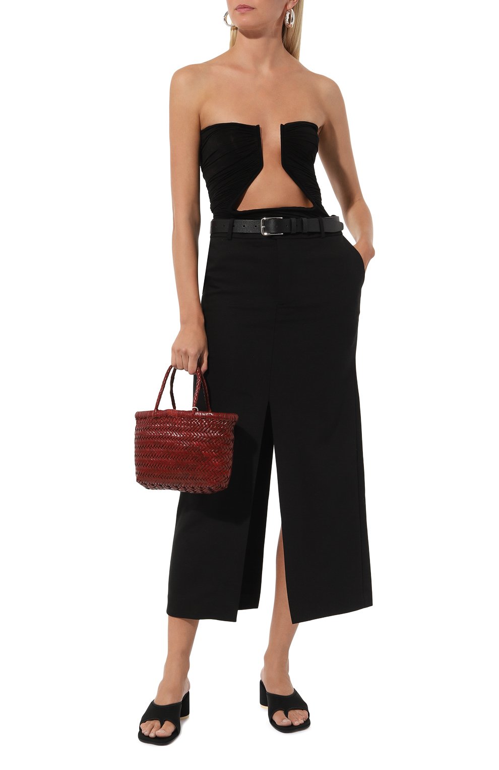 Сумка-тоут gora mini DRAGON DIFFUSION бордового цвета по цене 29900 руб., арт. 8809, фото 7 Сумка-тоут gora mini DRAGON DIFFUSION, арт. 8809, фото 7