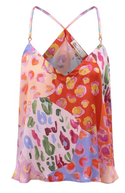 Топ из хлопка и шелка ANY WOWZERS, арт. OLE01-T-LEO, фото 1