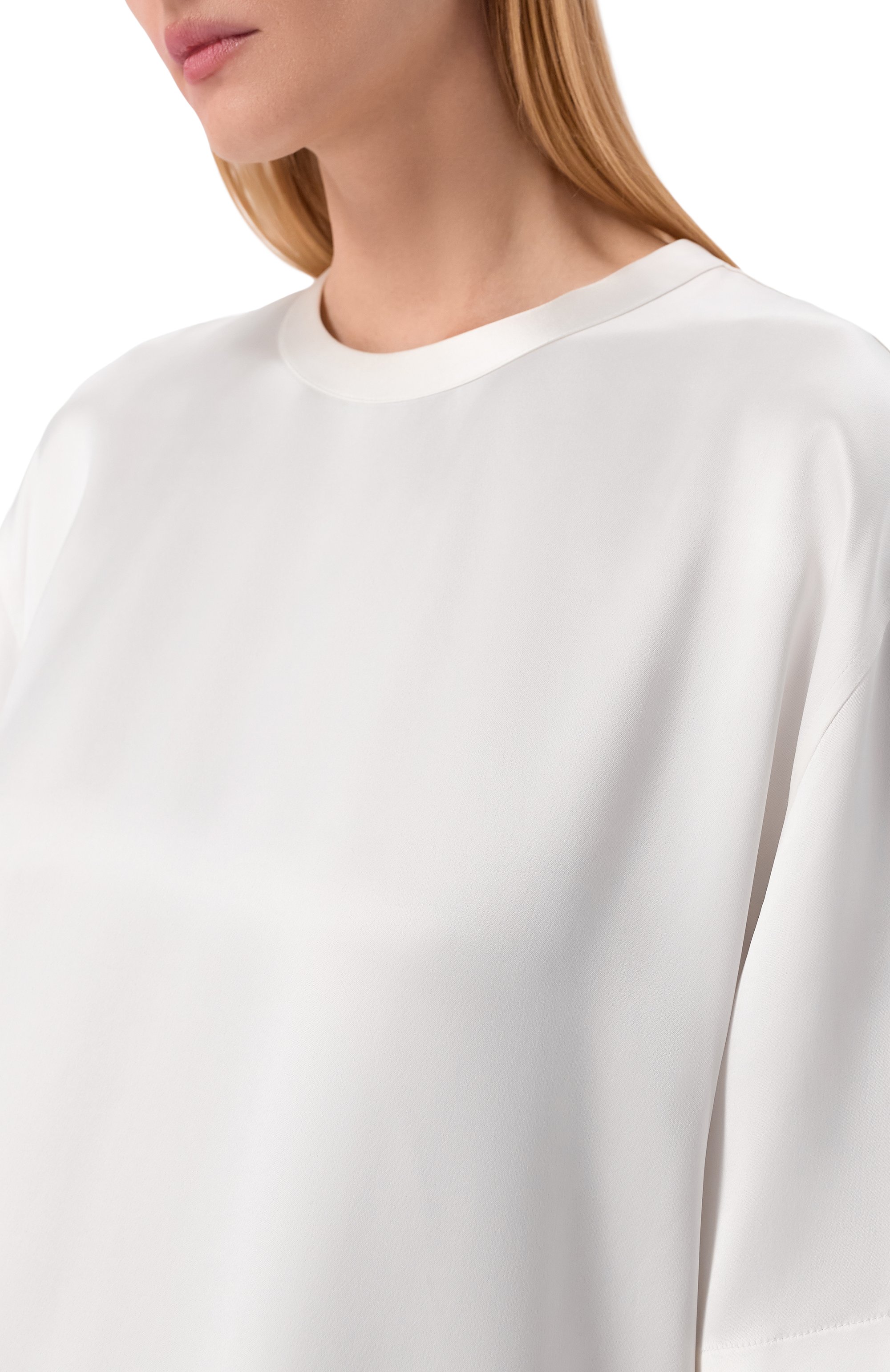 Атласный топ TOTEME, арт. 261-WRT0629-FB0546, фото 5