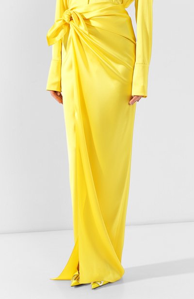 Юбка-макси BALENCIAGA желтого цвета по цене 156500 руб., арт. 571097/TA021, фото 3 Юбка-макси BALENCIAGA, арт. 571097/TA021, фото 3