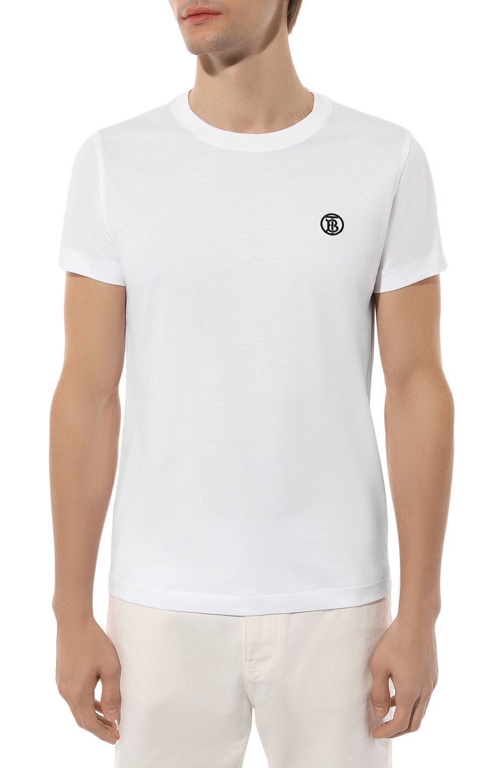 Хлопковая футболка BURBERRY, арт. 8053422, фото 3