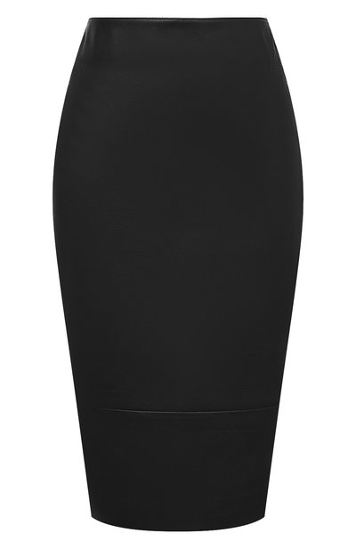 Женская кожаная юбка KITON, арт. D50271X05S03