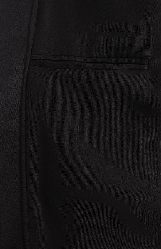 Шерстяной жакет Saint Laurent 818718/Y7E63 Чёрный  818718/Y7E63 Фото 7